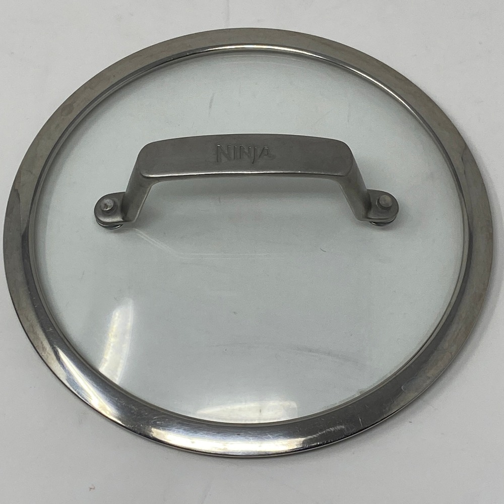 Ninja 7.5" Outer / 7" Inner Cookware Lid Stainless Tempered Glass Replacement